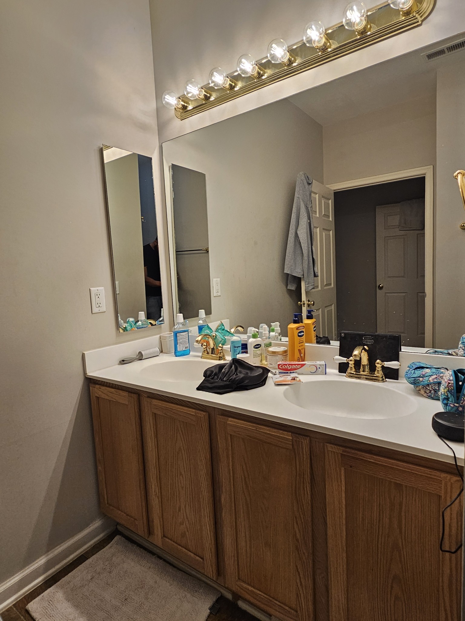 3401 Anderson Road, Unit 34 Antioch, TN 37013 - Photo 8 of 23 a bathroom with a double vanity sink and a mirror