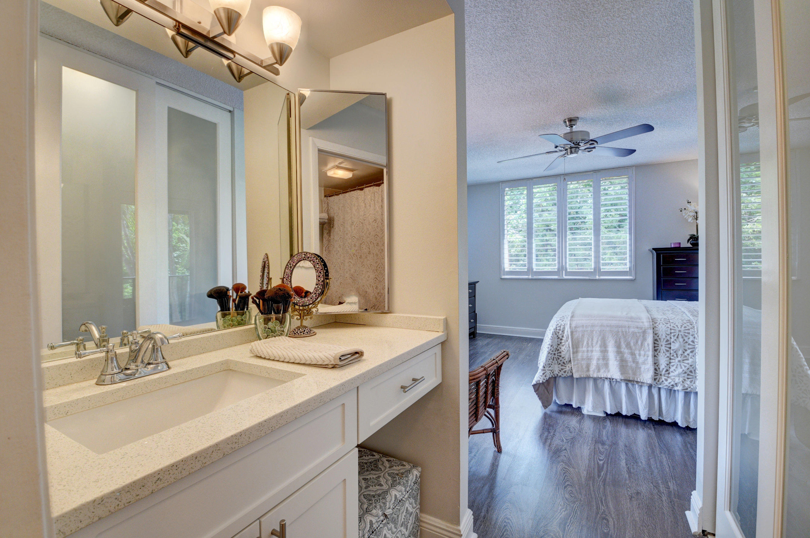 8393 Trent Court, Unit D Boca Raton, FL 33433 - Photo 33 of 38 Vanity area in master bathroom