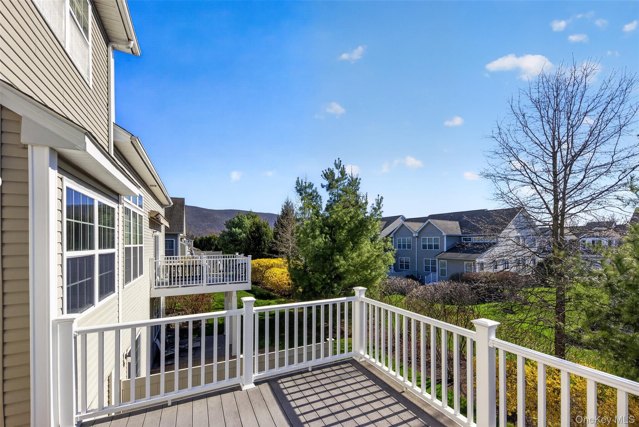 33 Pritchard Court Fishkill, NY 12524 - Photo 35 of 47 Trex Deck Balcony located off Living room with view of Mt. Beacon.