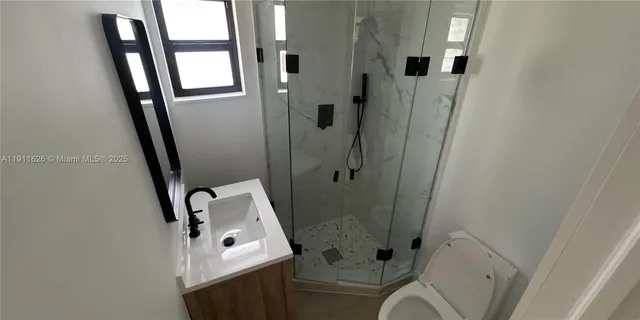 a backyard of a house with seating space