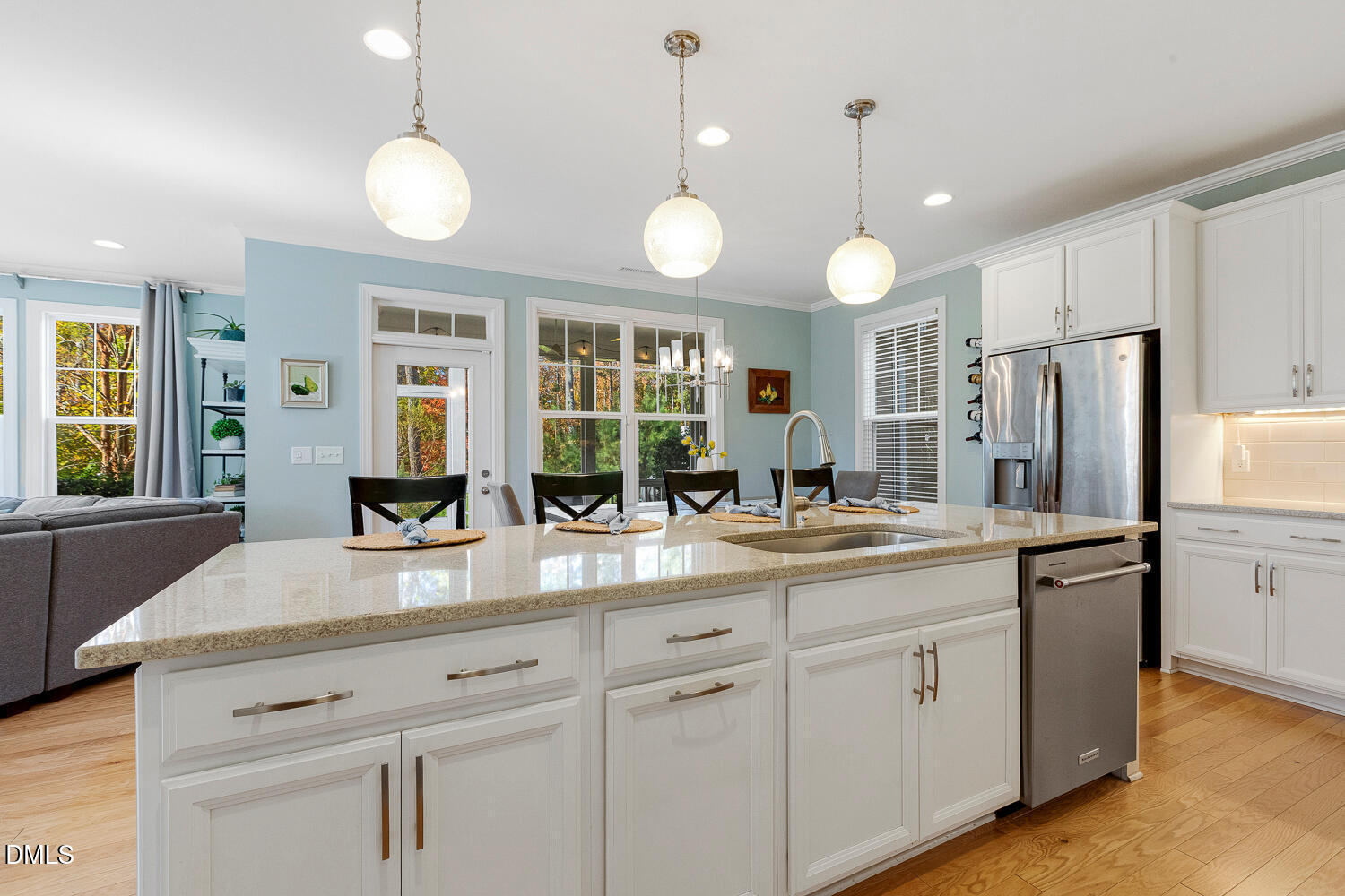 538 Rowanwood Way Apex, NC 27523 - Photo 12 of 40 a kitchen with counter top space and stainless steel appliances