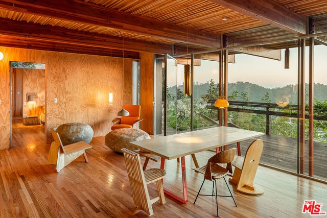 a kitchen with a sink and a table