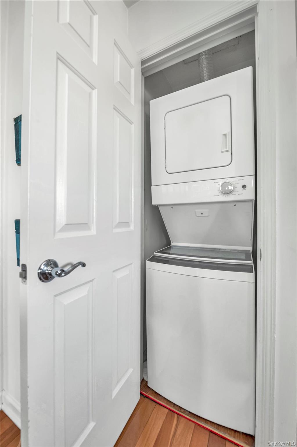 190 Schofield Street Bronx, NY 10464 - Photo 11 of 17 a close view of a utility room with washer and dryer