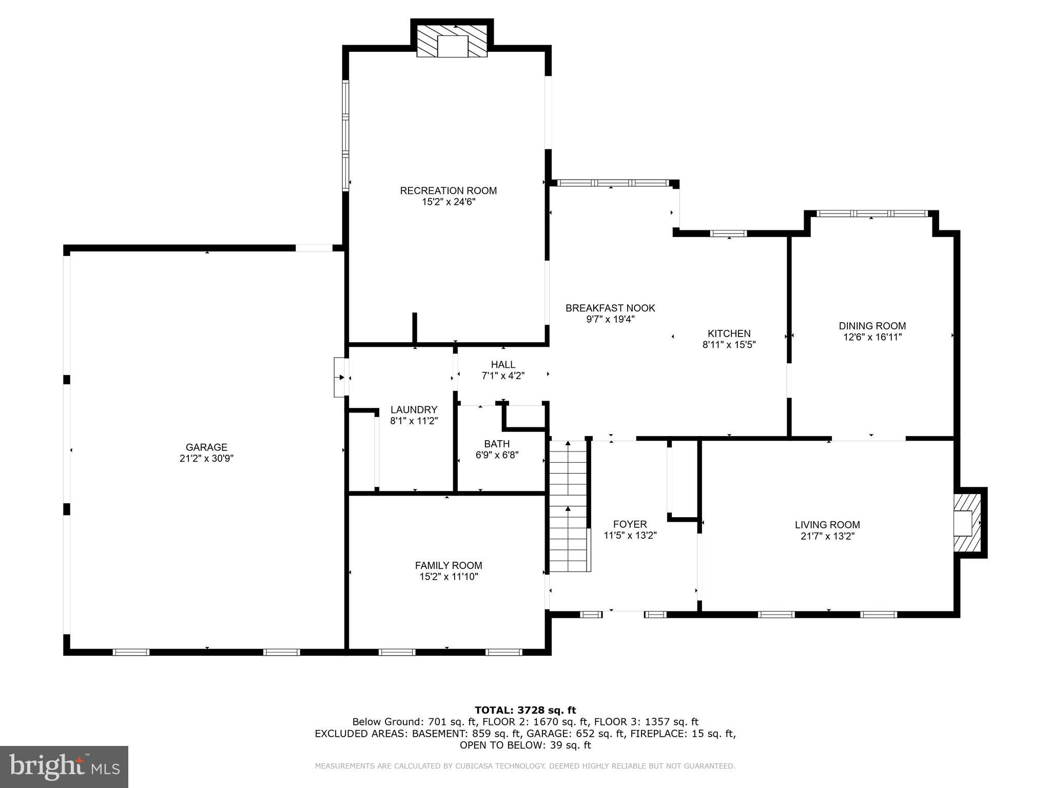 38 Craig Lane Malvern, PA 19355 - Photo 65 of 68 Main Floor floorplan