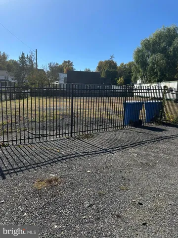 a view of a wrought fence