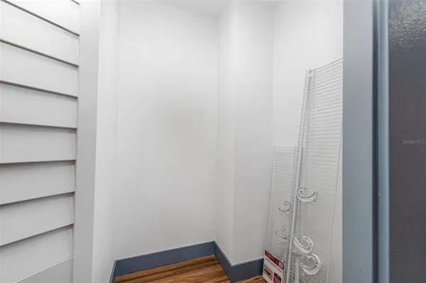 a room with a desk and chair