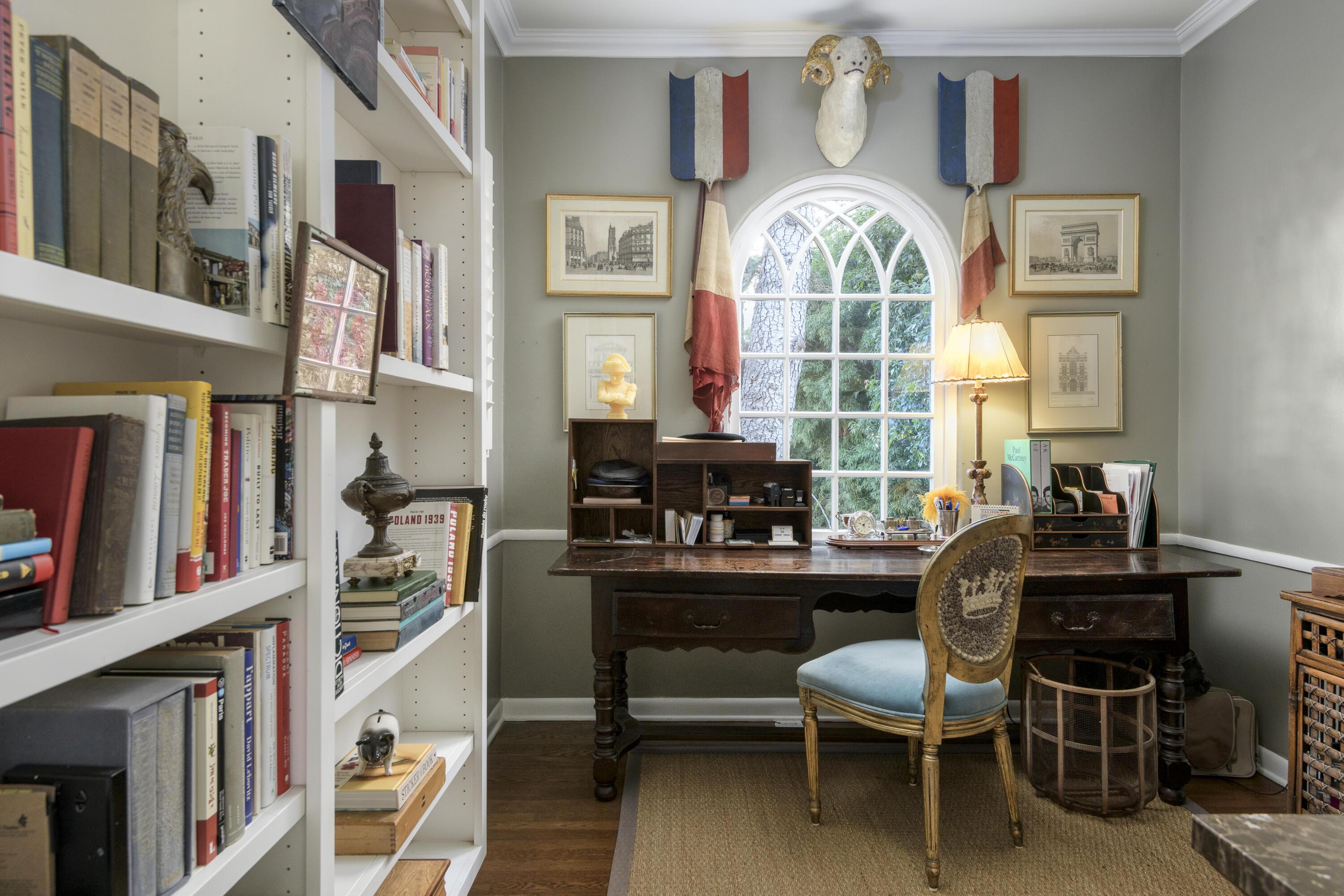 1318 Alta Vista Road Santa Barbara, CA 93103 - Photo 12 of 44 a dining room with furniture and a large window