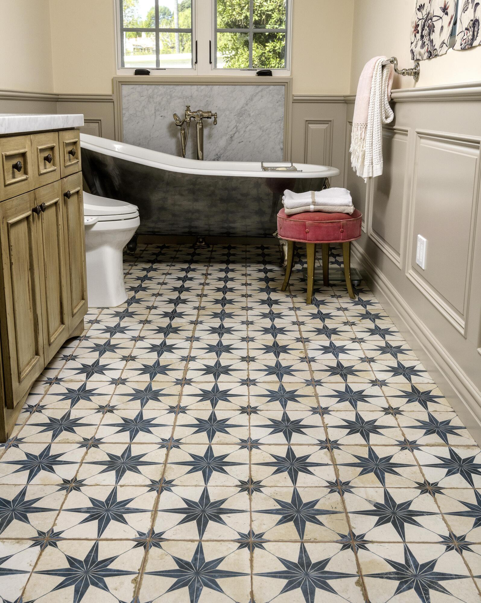 1318 Alta Vista Road Santa Barbara, CA 93103 - Photo 23 of 44 a bathroom with a sink toilet and shower