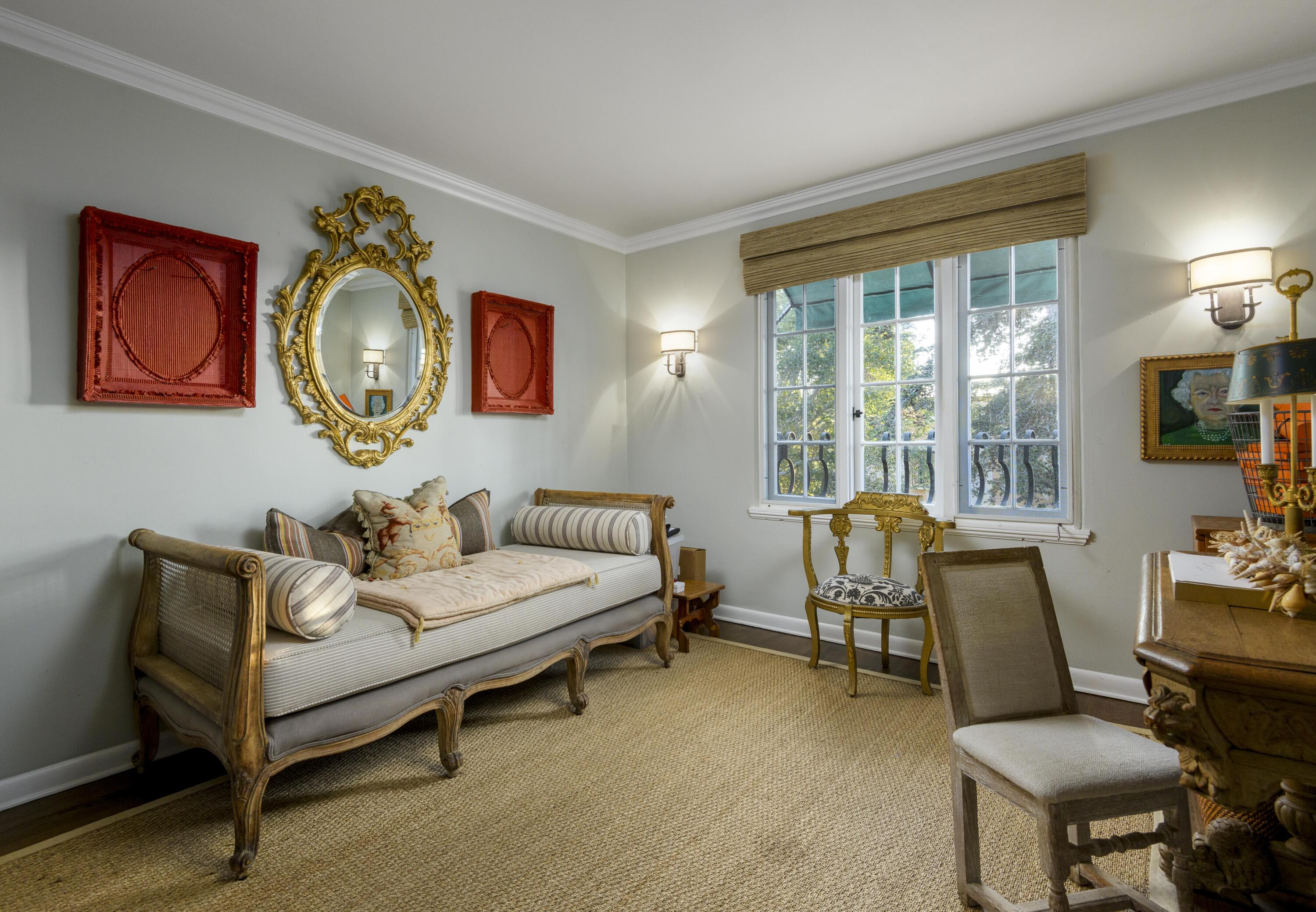 1318 Alta Vista Road Santa Barbara, CA 93103 - Photo 28 of 44 a living room with furniture a rug and a window
