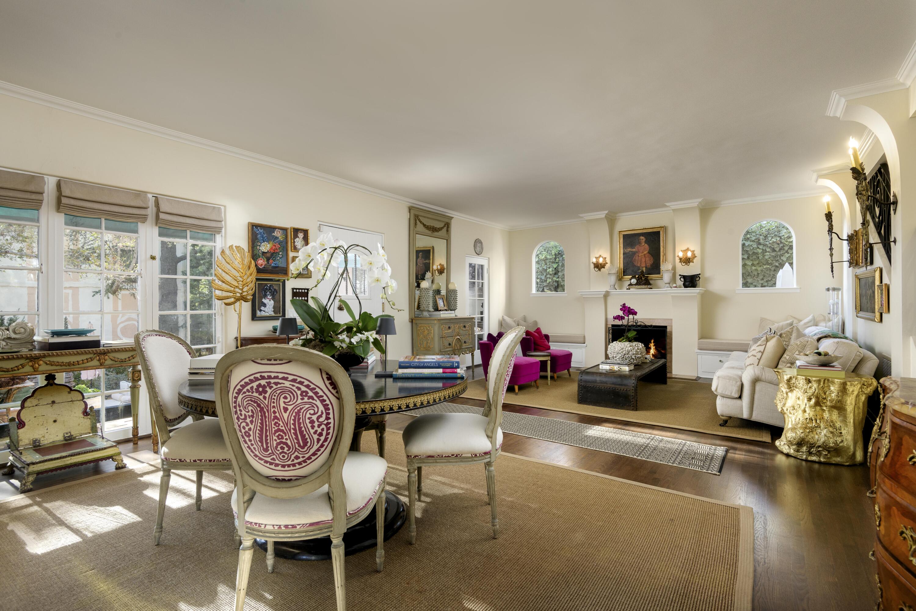 1318 Alta Vista Road Santa Barbara, CA 93103 - Photo 4 of 44 a view of a livingroom with furniture and a workspace