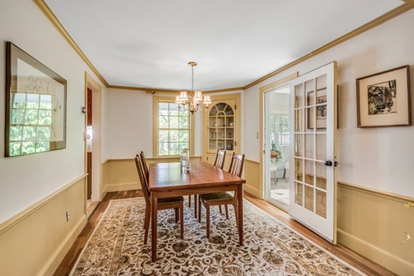 17 Tamarac Road Newton, MA 02464 - Photo 5 of 29 a view of a dining room with furniture window and wooden floor