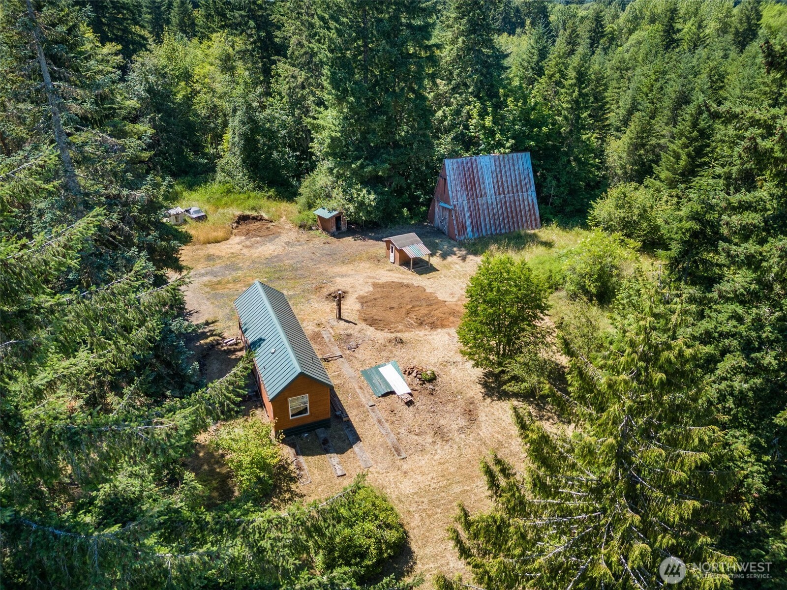 316 Leudinghaus Road Chehalis, WA 98532 - Photo 8 of 15 an aerial view of a house with a yard