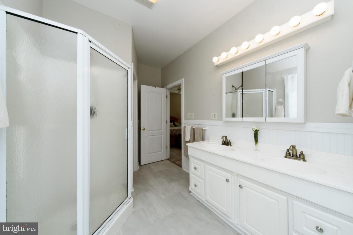 3433 Halter Road Westminster, MD 21158 - Photo 22 of 37 Master Bath walk in shower and dual vanity