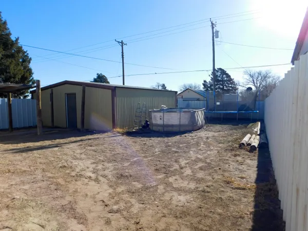 a view of a small house