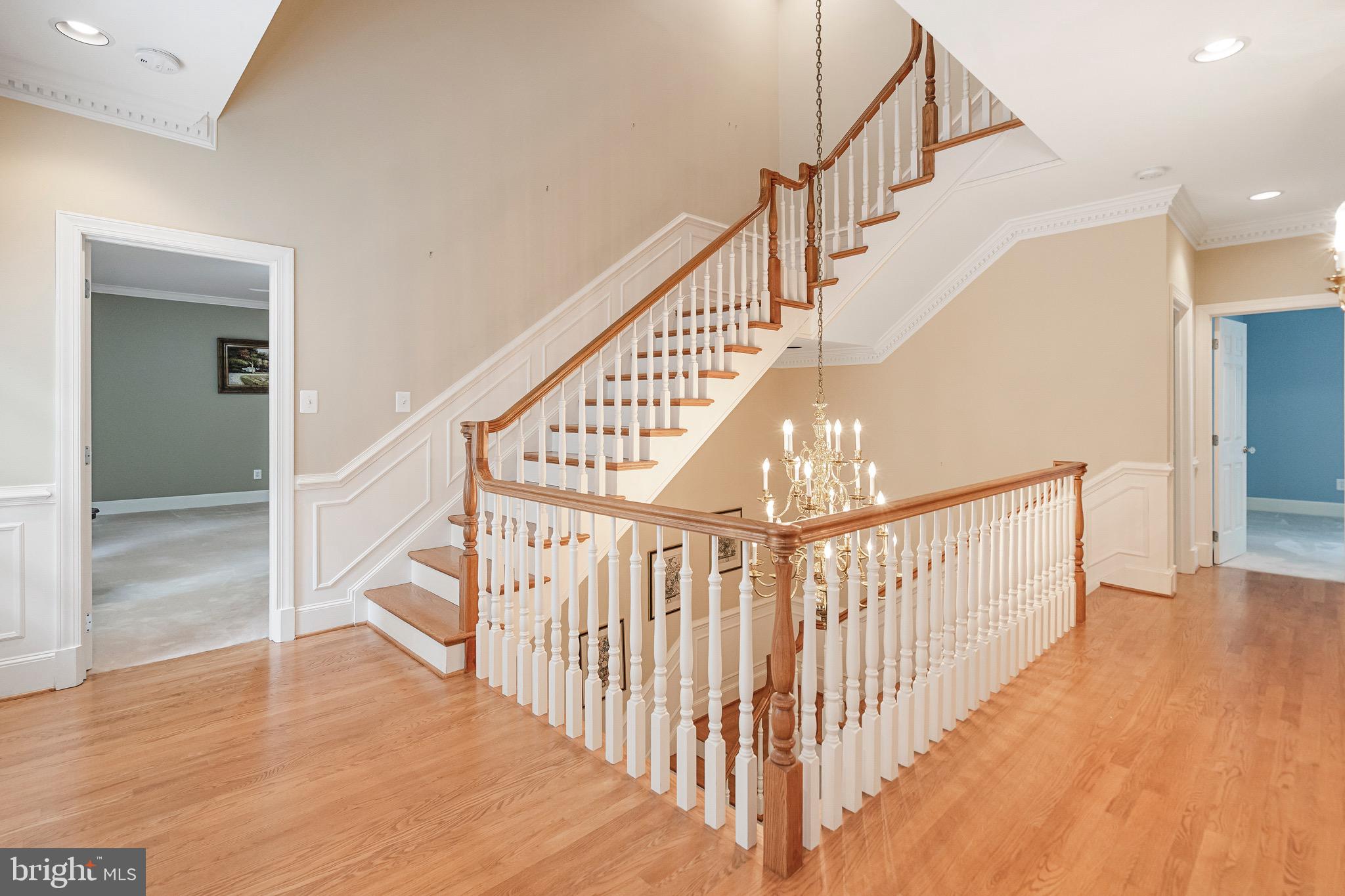 965 St Stephens Church Road Gambrills, MD 21054 - Photo 22 of 43 a view of staircase with railing and white walls