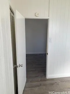 a view of wooden closet