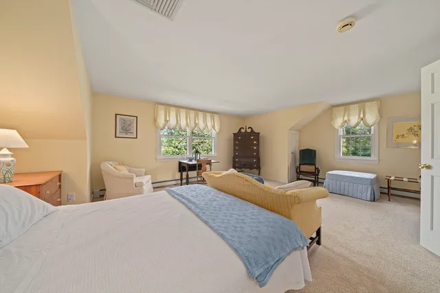 a table and chairs in the garden