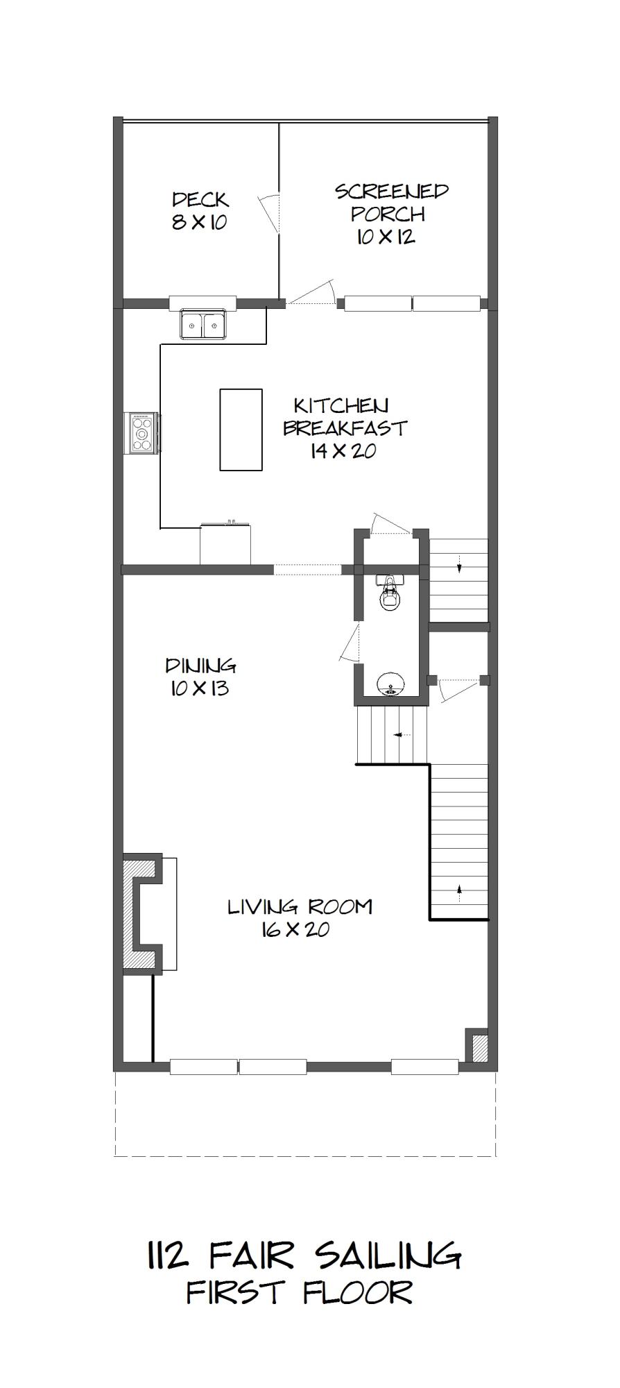 112 Fair Sailing Road Mount Pleasant, SC 29466 - Photo 19 of 19 Floor Plan 1