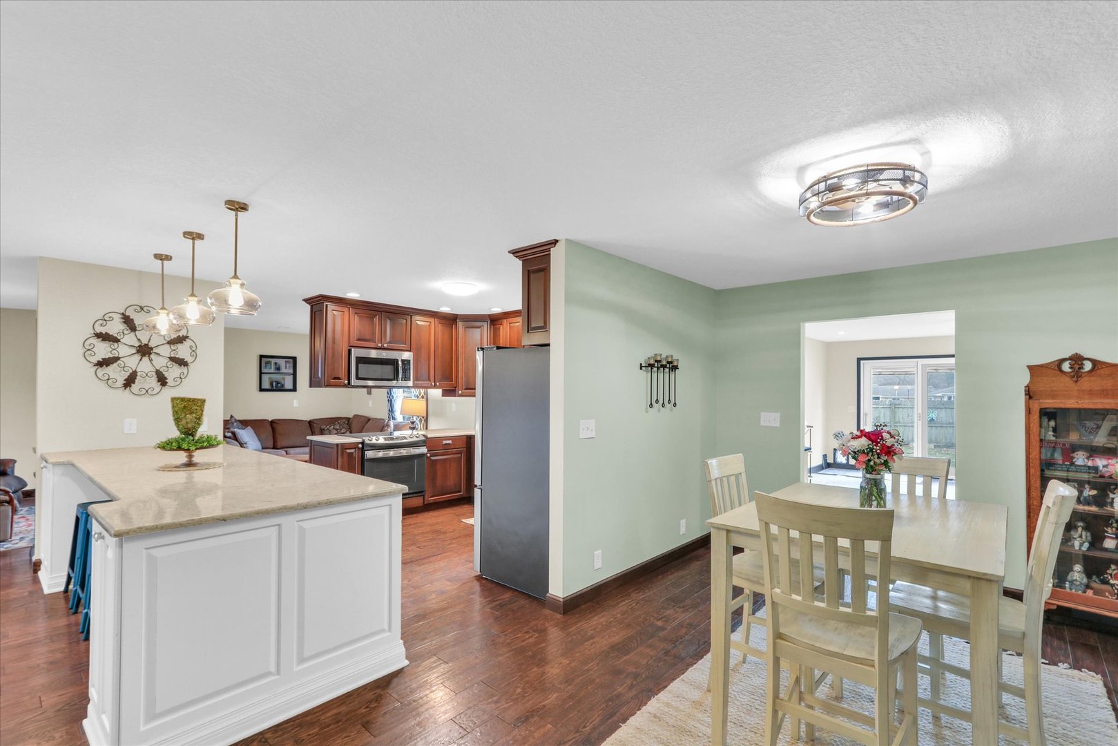 703 East Washington Street Tolono, IL 61880 - Photo 17 of 38 a view of a kitchen and dining room