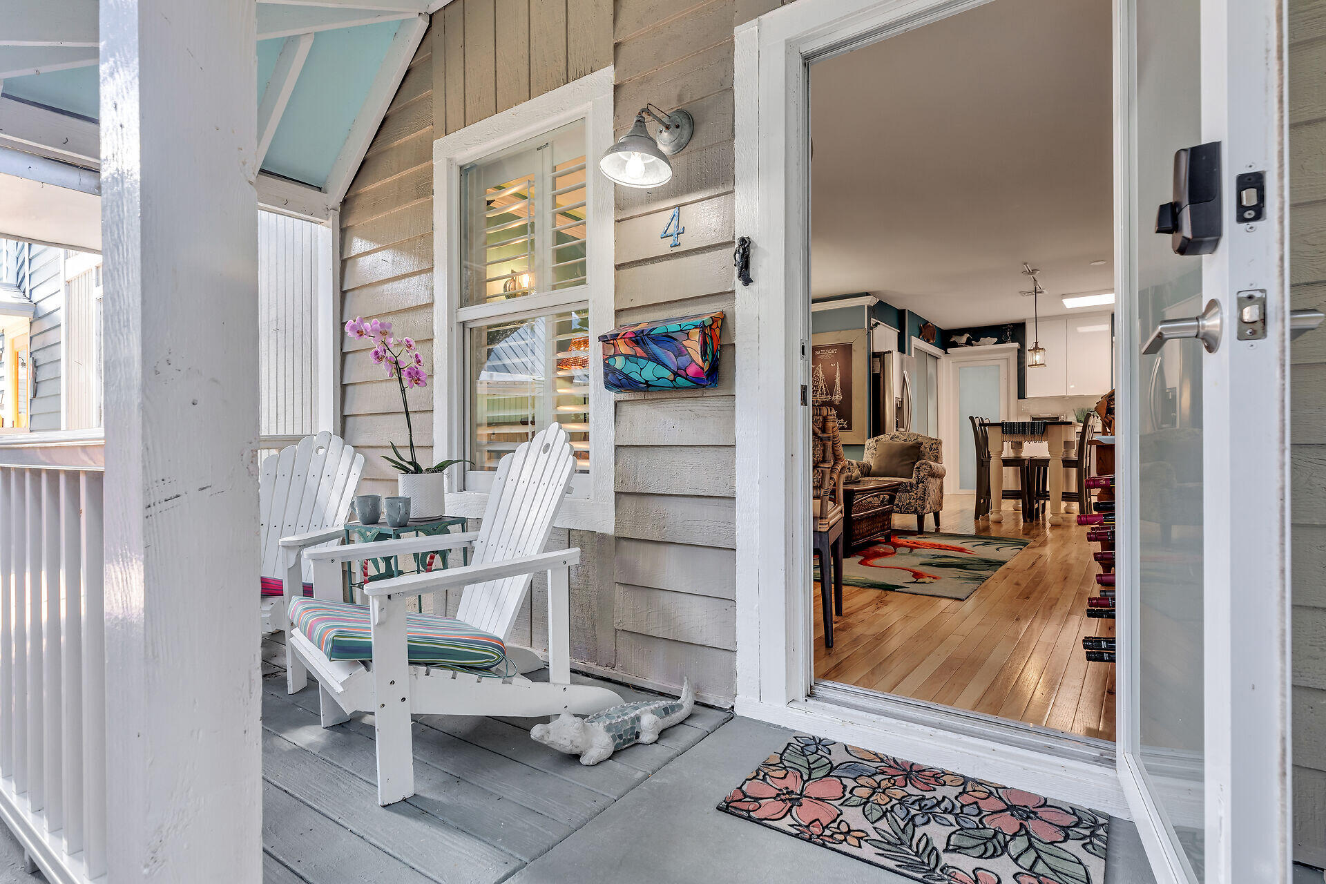 808 Virginia Street, Unit 4 Key West, FL 33040 - Photo 2 of 32 a view of living room with furniture and a rug