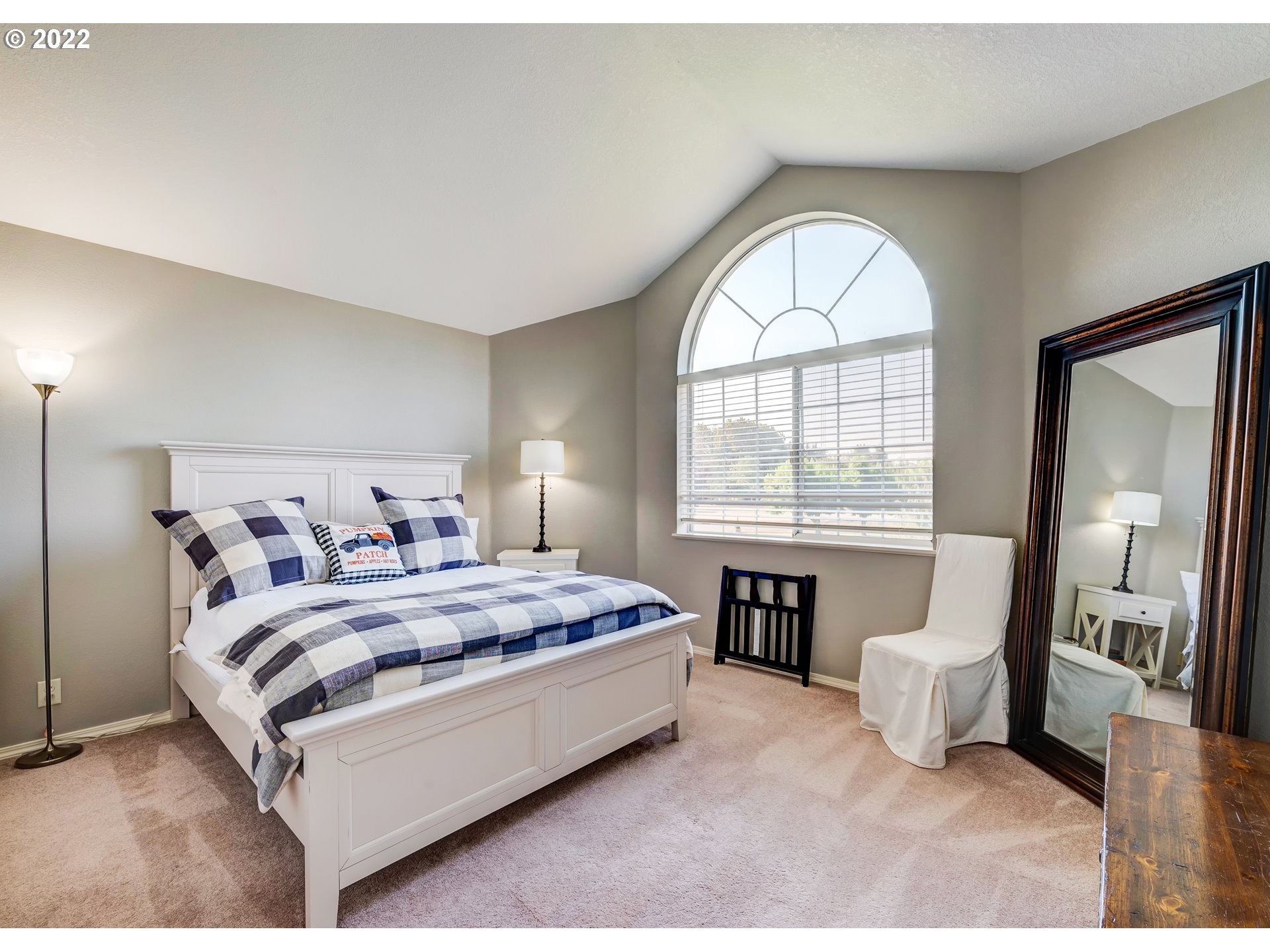 28244 Edgewater Drive Eugene, OR 97402 - Photo 12 of 30 a bed room with a bed and a large window