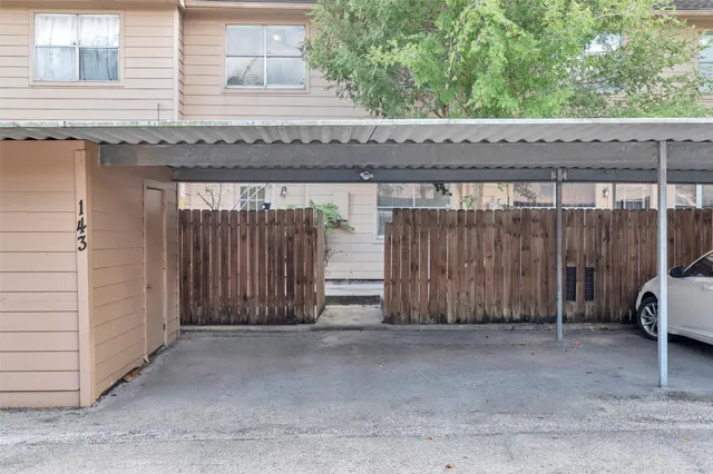 a view of a house with a outdoor space