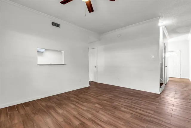 wooden floor in an empty room