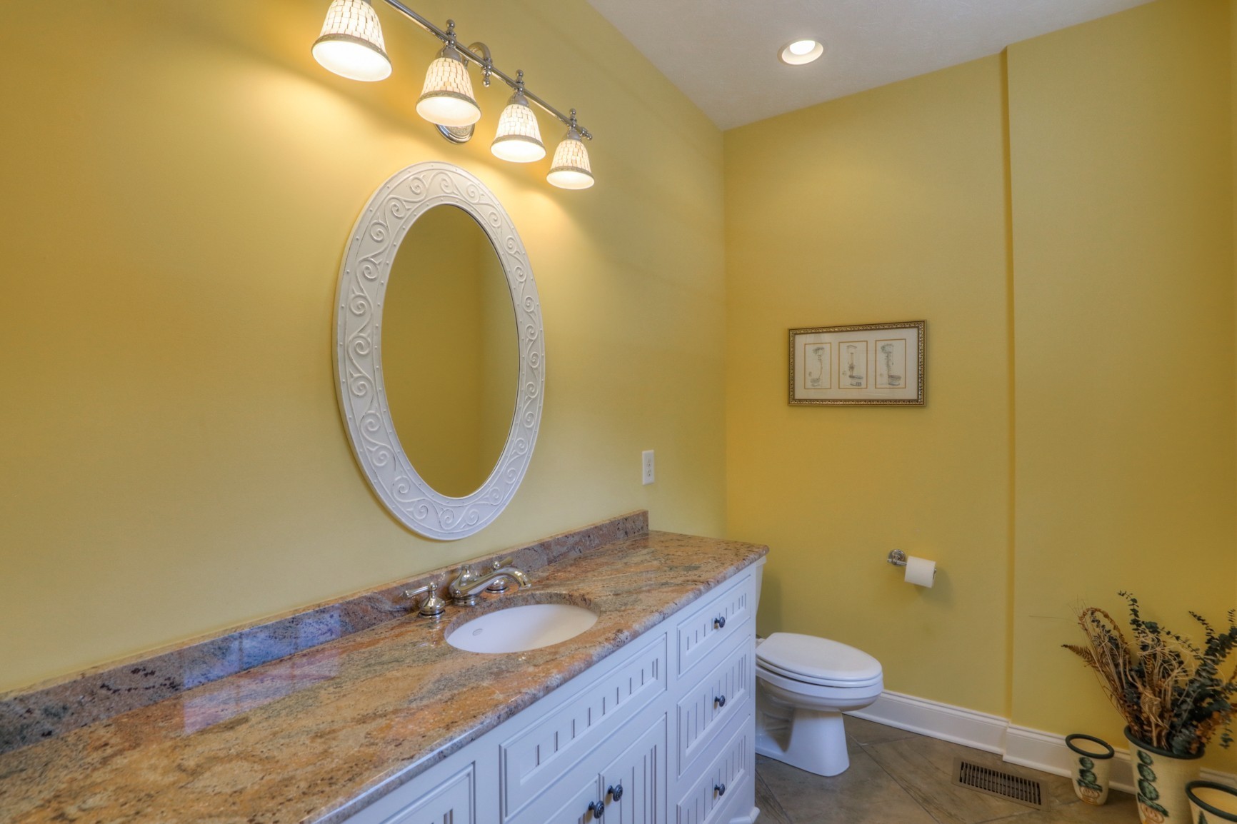 505 Bethlehem Road Lebanon, TN 37087 - Photo 25 of 44 a bathroom with a granite countertop toilet sink and mirror