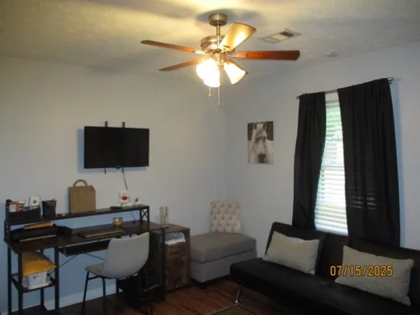 a view of a small space