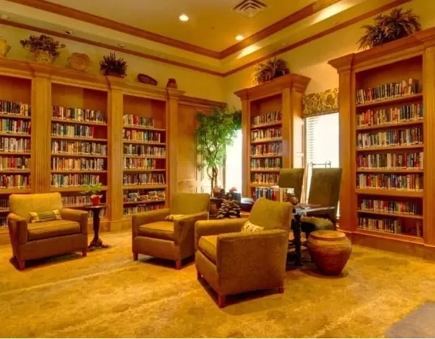 an empty room with wooden floor