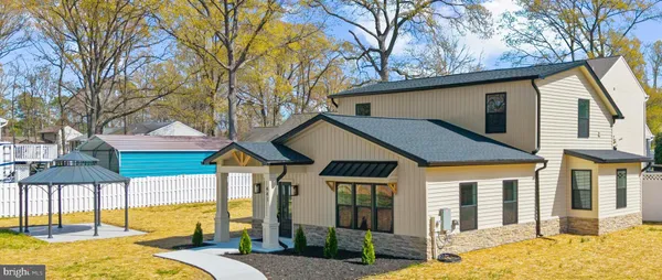 a view of a house with a outdoor space