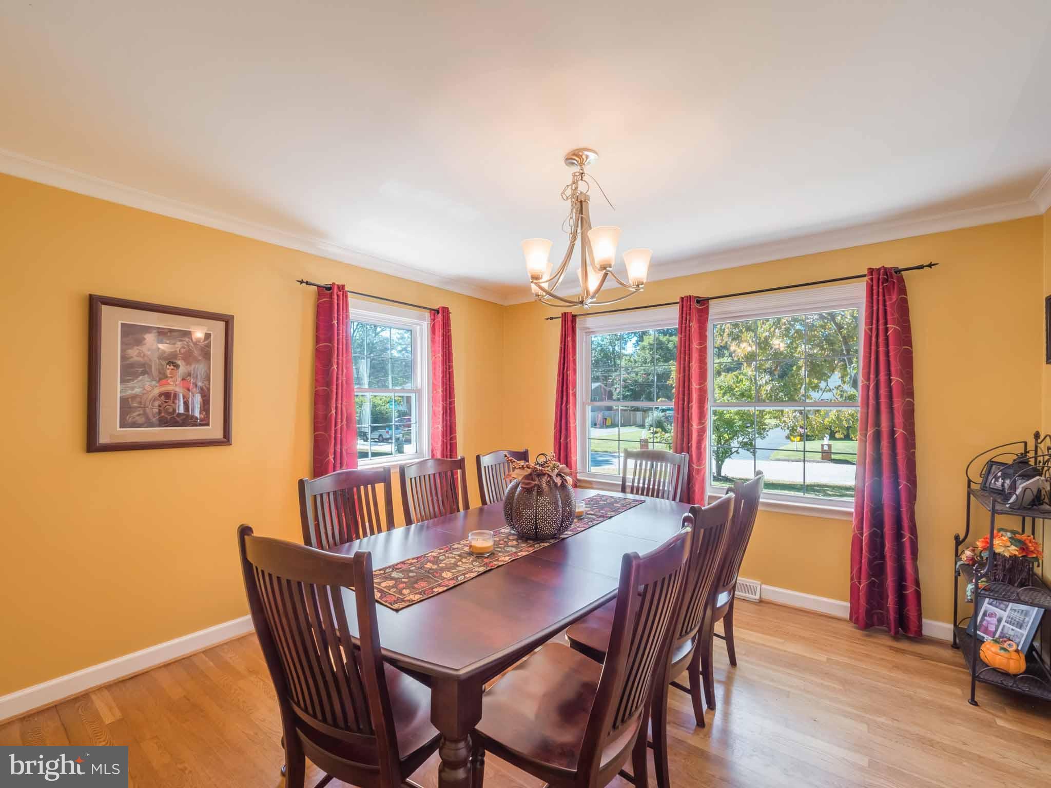 814 Danza Road Severn, MD 21144 - Photo 19 of 30 Separate dining room with hardwood flooring