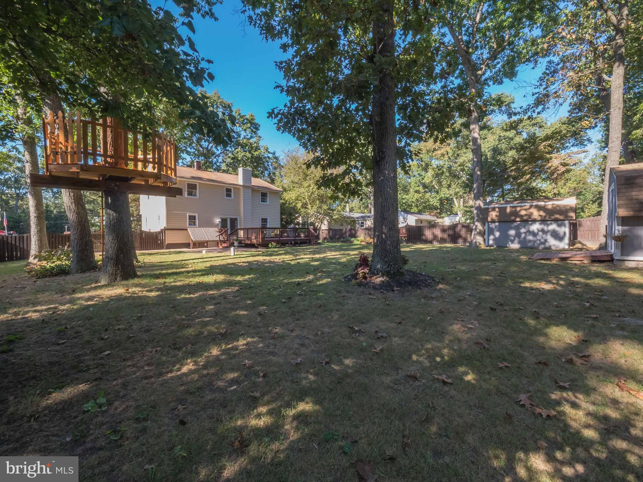 814 Danza Road Severn, MD 21144 - Photo 4 of 30 Spacious fenced back yard with tree house