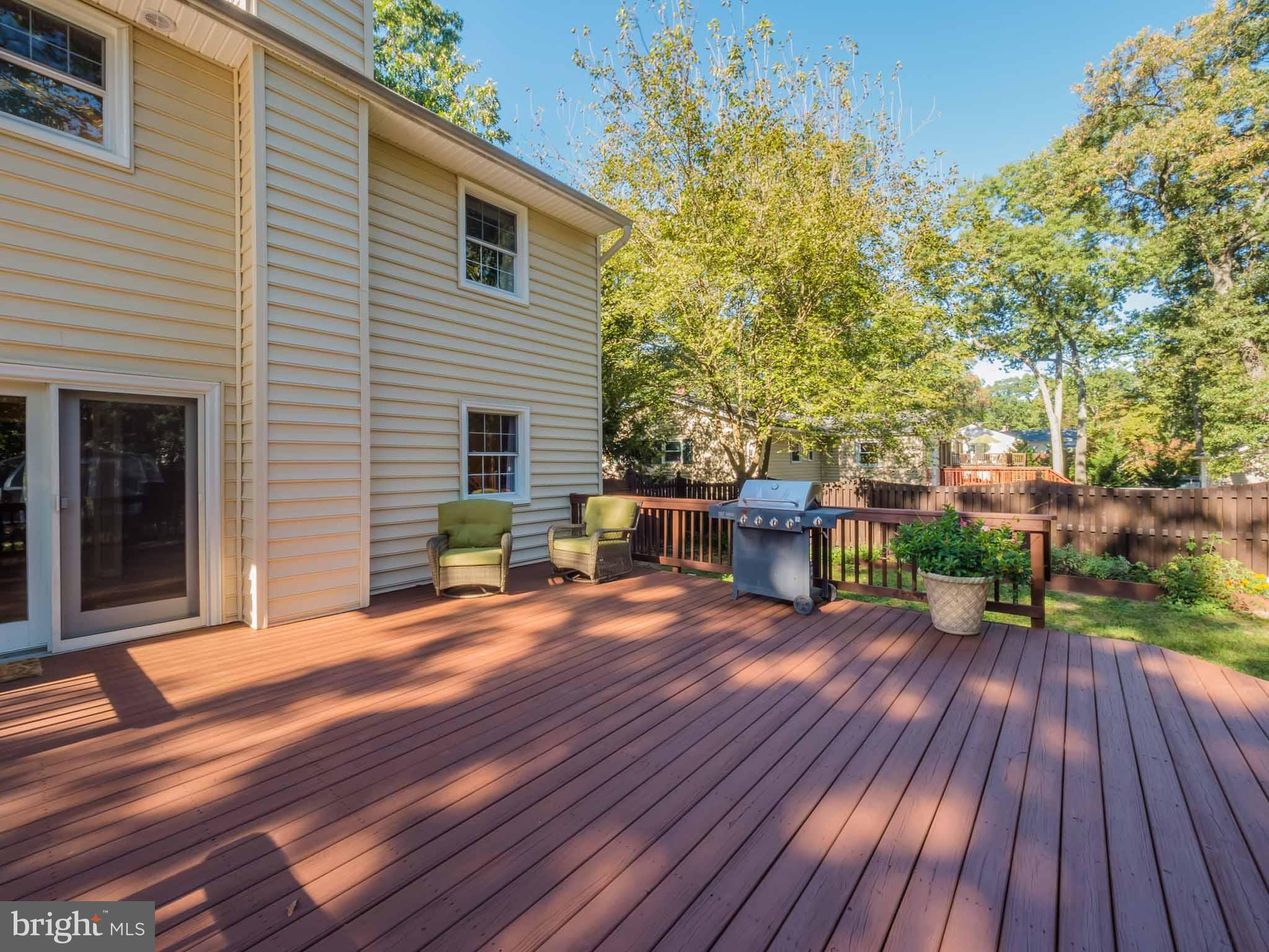 814 Danza Road Severn, MD 21144 - Photo 8 of 30 View of deck entered from sliding doors from kitch