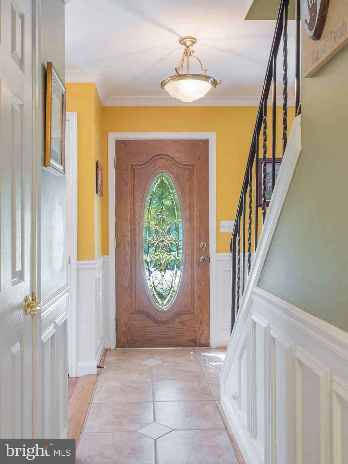814 Danza Road Severn, MD 21144 - Photo 10 of 30 Entrance foyer with shadow boxing moldings