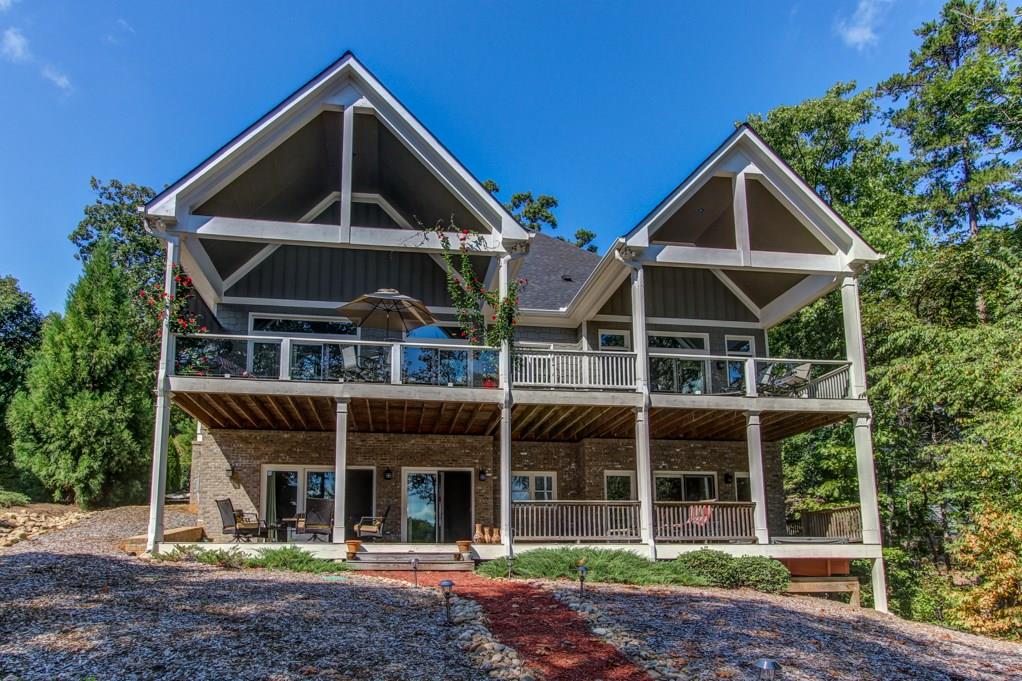 9998 Kings Road Gainesville, GA 30506 - Photo 1 of 1 Two Decks with plenty of room for entertaining and amazing views. Wrap around deck with outdoor shower too!