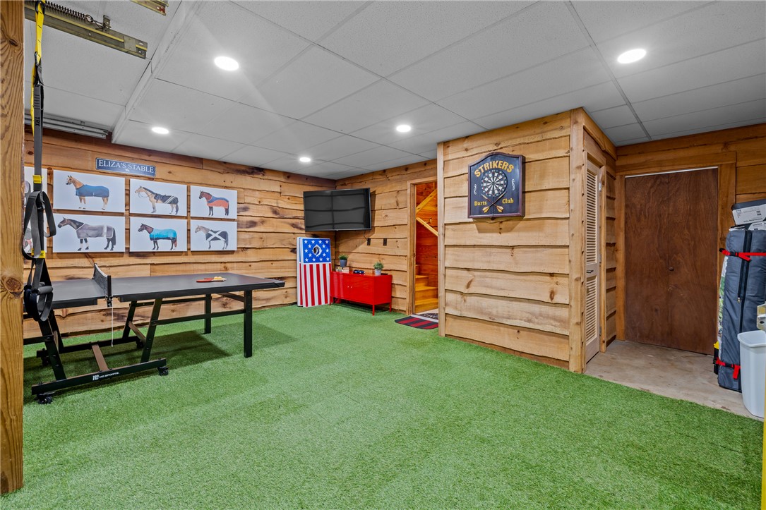 203 Little Lane Seneca, SC 29672 - Photo 28 of 48 This versatile recreation room offers a fun and inviting space for activities and relaxation.