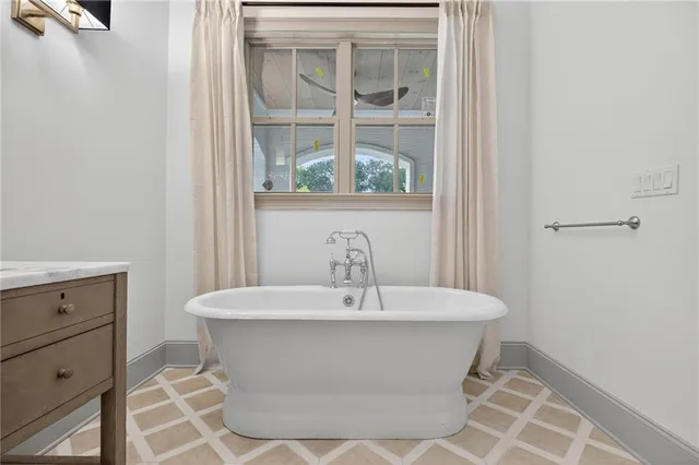 a view of an entryway with a window