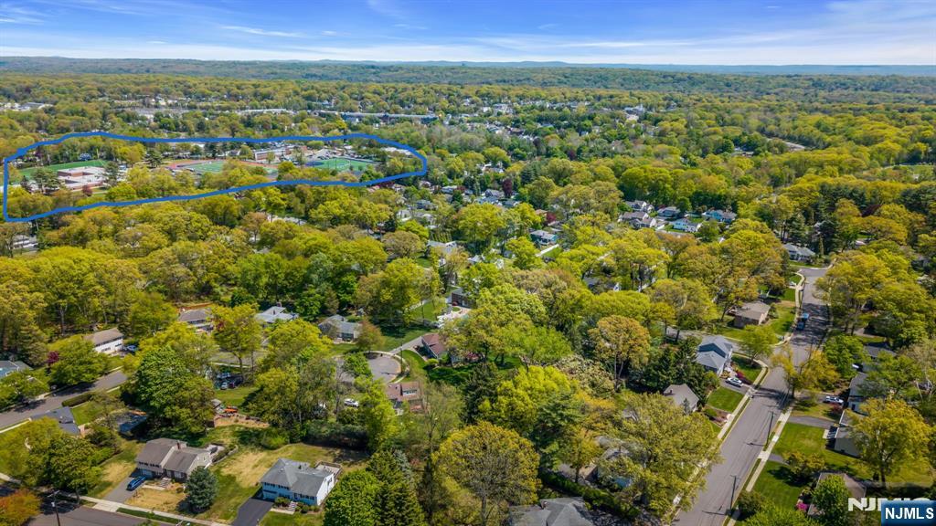 53 Smithfield Road Waldwick, NJ 07463 - Photo 45 of 48 an aerial view of residential houses with outdoor space and trees