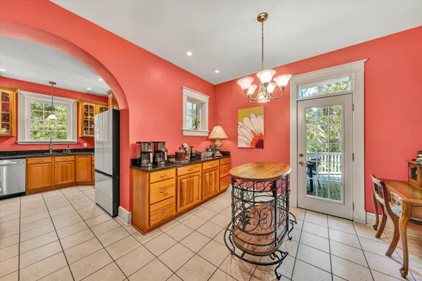 a bathroom with a shower and a sink