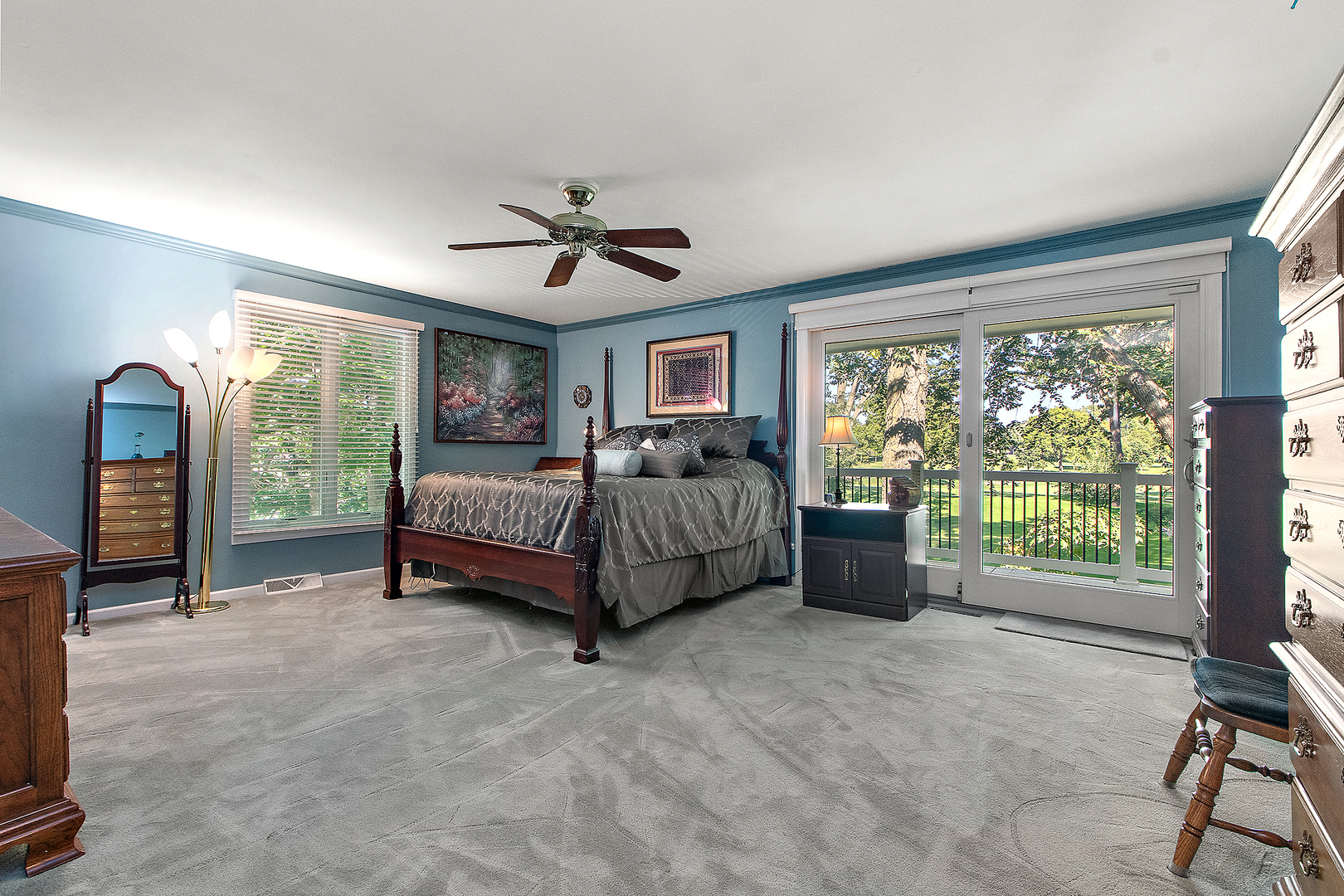 581 Aberdeen Road Frankfort, IL 60423 - Photo 21 of 65 a spacious bedroom with a bed and a large window