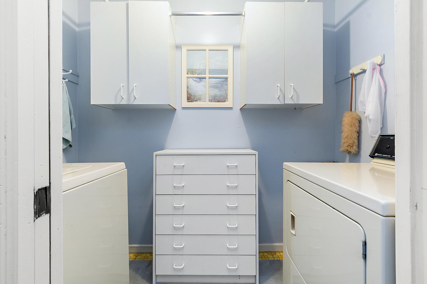 581 Aberdeen Road Frankfort, IL 60423 - Photo 38 of 65 a view of storage and utility room with washer and dryer