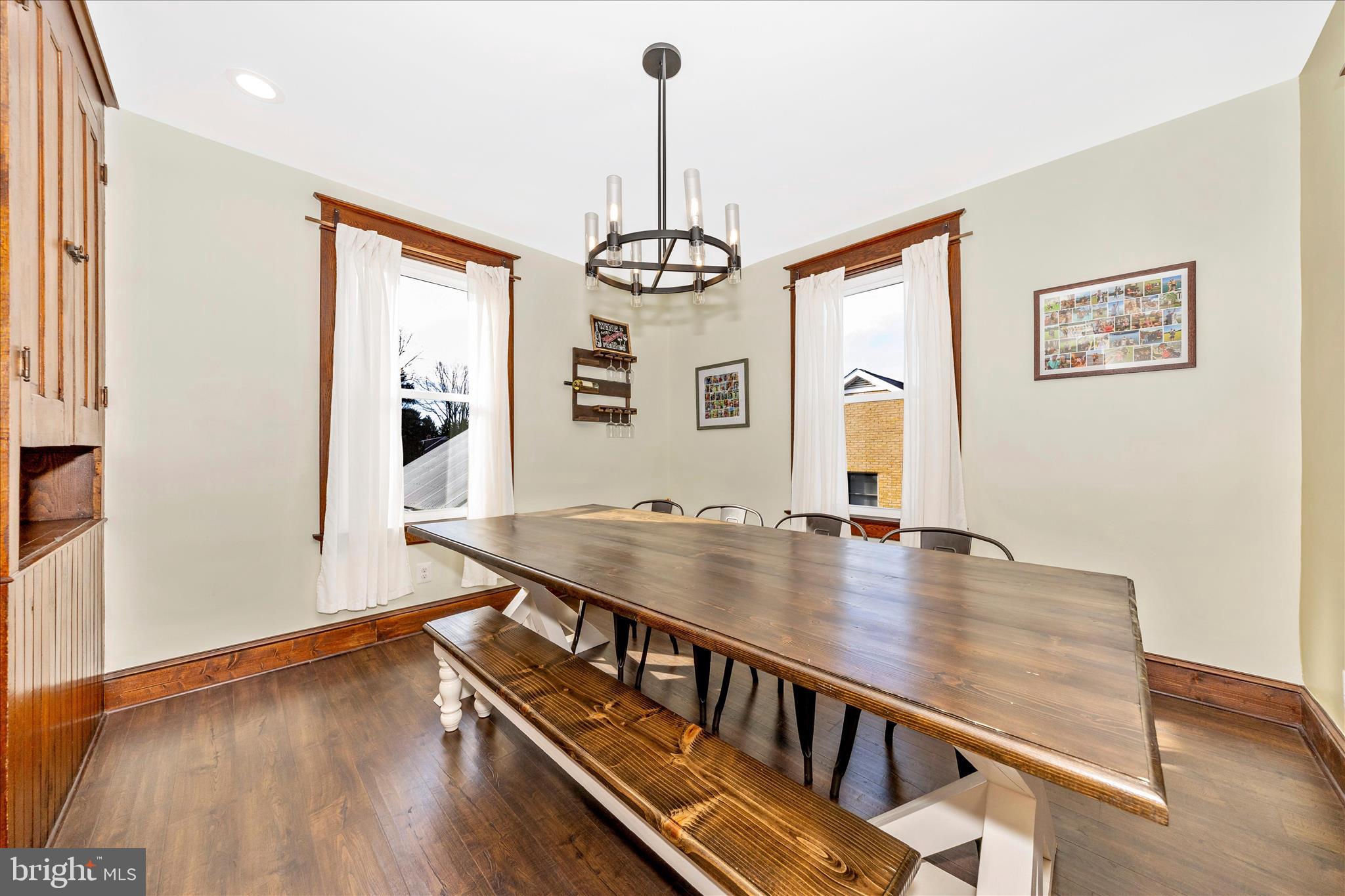 706 East Main Street Middletown, MD 21769 - Photo 13 of 63 a view of a dining room with furniture window and wooden floor