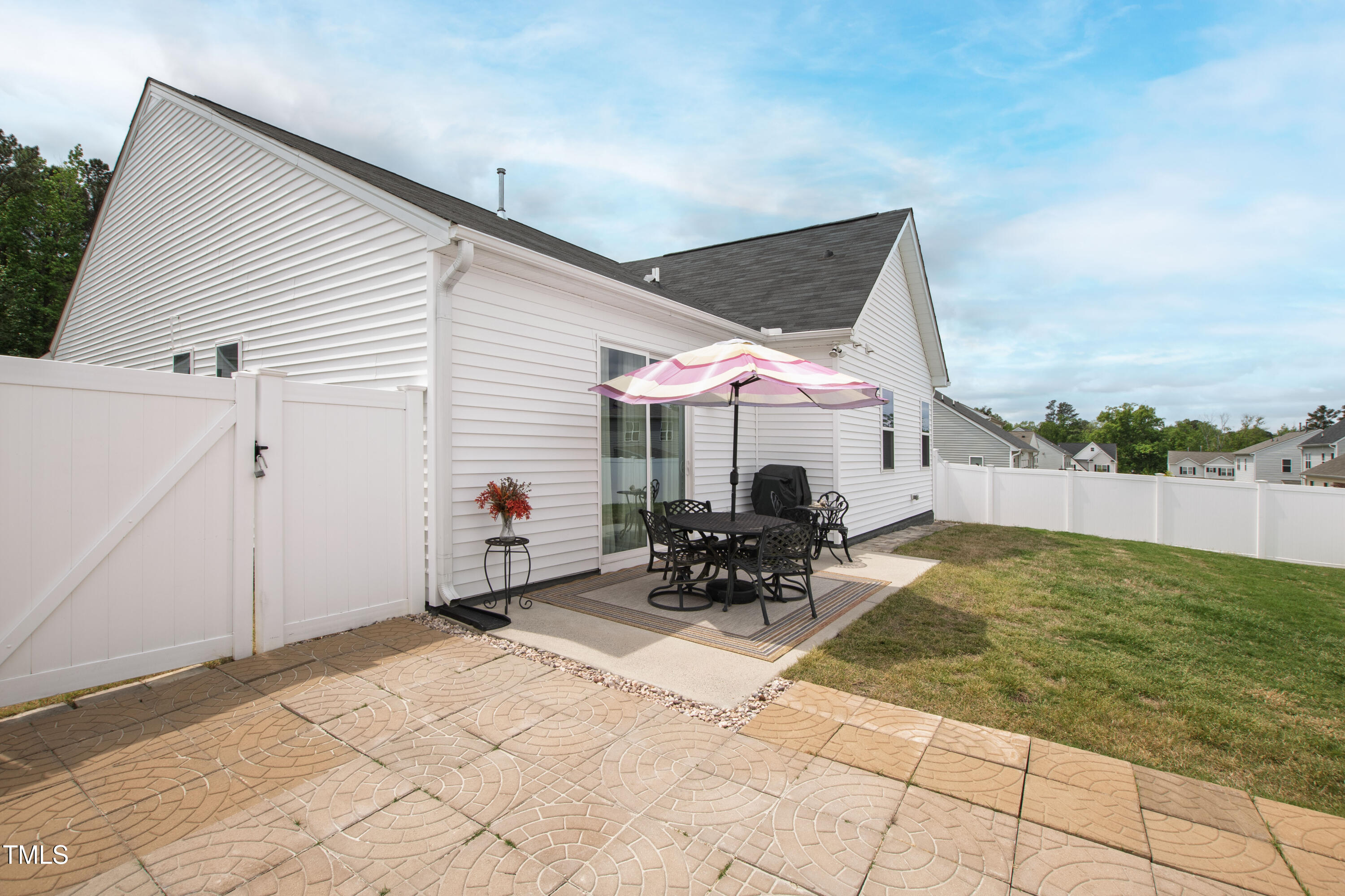 321 Everly Mist Way Wake Forest, NC 27587 - Photo 27 of 38 a view of a terrace with sitting area