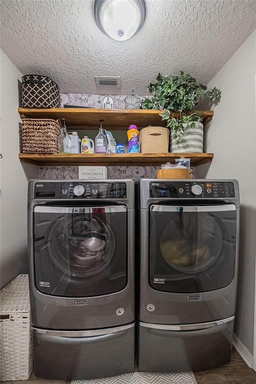 2524 Siena Way Valrico, FL 33596 - Photo 32 of 38 a close view of washer and dryer
