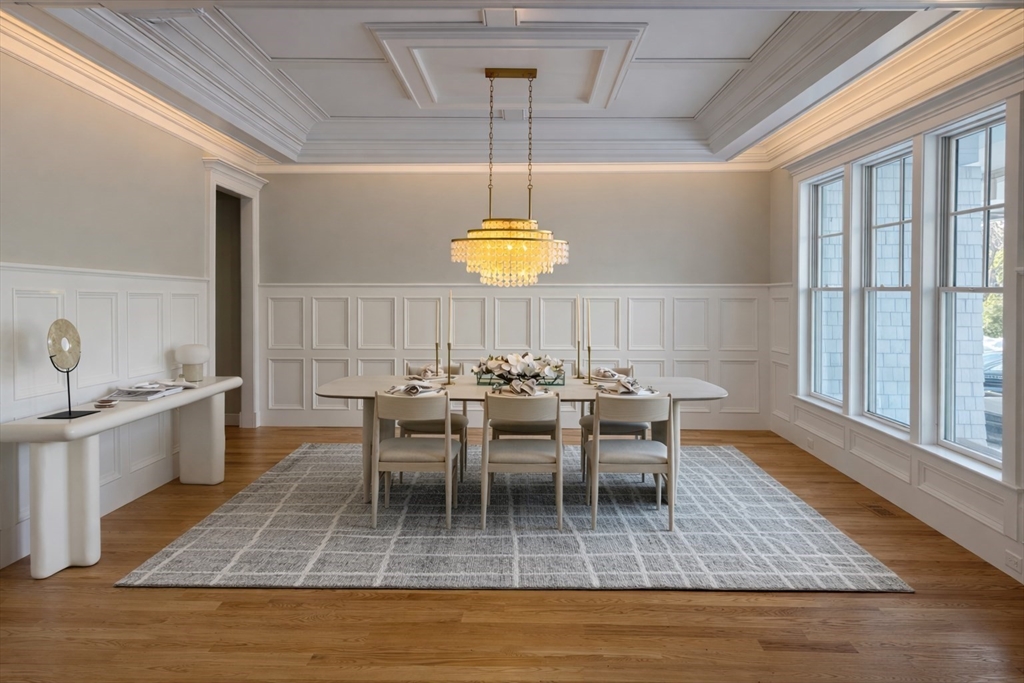 18 Sprague Road Wellesley, MA 02481 - Photo 3 of 35 a view of a dining room with furniture window and wooden floor