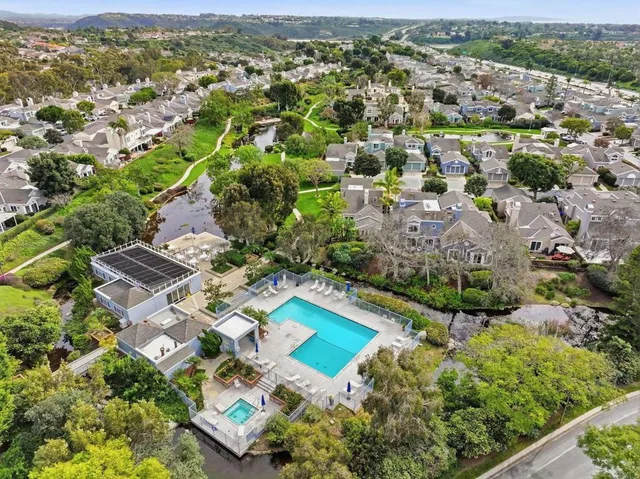 a view of a garden with an outdoor space