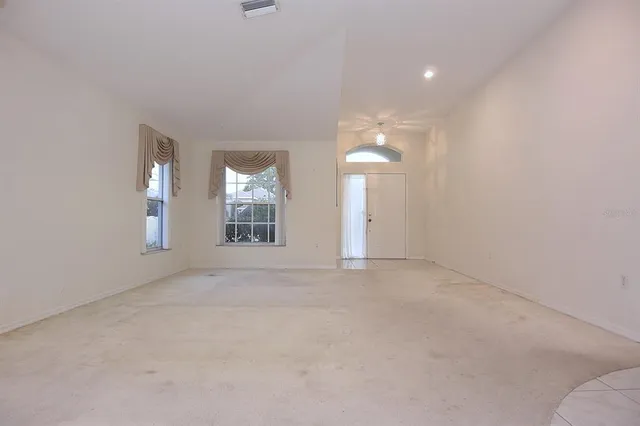 a view of a livingroom with a furniture