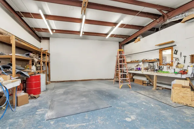 a room with musical instruments