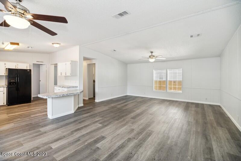 1634 Ridge Drive Cocoa, FL 32926 - Photo 3 of 15 Living/Dining/Kitchen